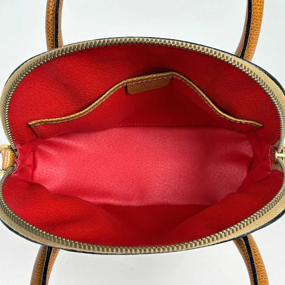 Celine logo handbag shoulder bag leather brown - Picture 7 of 7